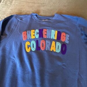 Blue Breckenridge Colorado Sweatshirt